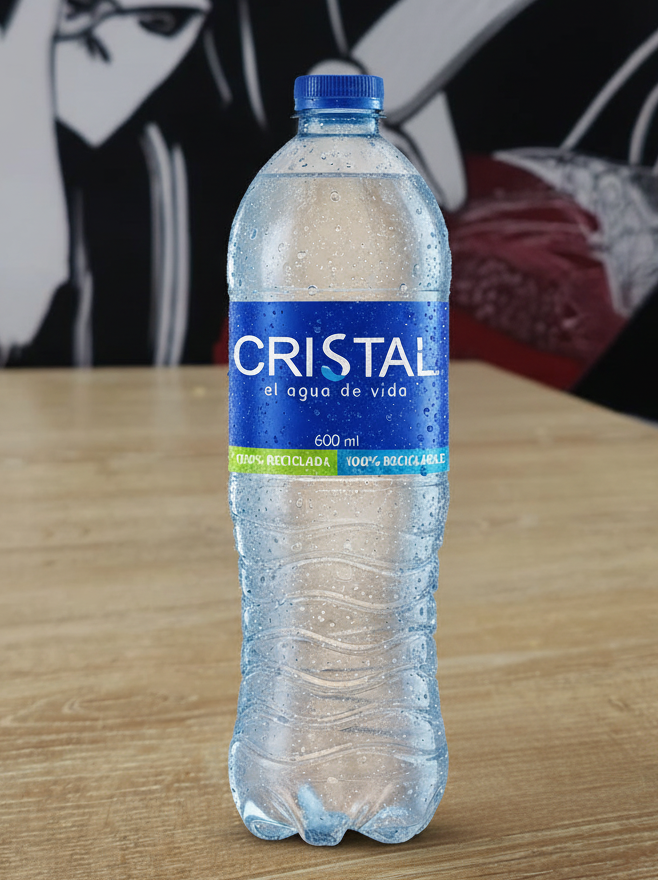 Botella con agua